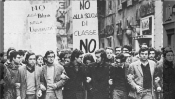 L'Italia della Repubblica p. 10. Studenti e operai in lotta: Guida TV  - TV Sorrisi e Canzoni