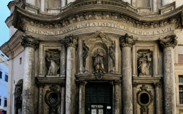Screenshot. Gli artisti e la loro storia. Borromini, San Carlo alle Quattro fontane: Guida TV  - TV Sorrisi e Canzoni