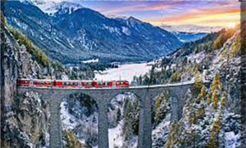 La ferrovia Retica. un treno nel cuore delle Alpi: Guida TV  - TV Sorrisi e Canzoni