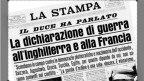 Episodio 134 - I giorni della nostra storia. 10 Giugno 1940: L'Italia dichiara guerra