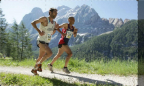 Corsa in montagna. Val di Fassa Running